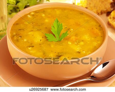 Stock Photo - Vegetable Soup - Non Exclusive. Fotosearch