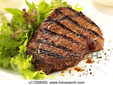 Bbq Steak And Salad - Non Exclusive View Large Photo Image Stock Photography - Bbq Steak And Salad - Non Exclusive. Fotosearch