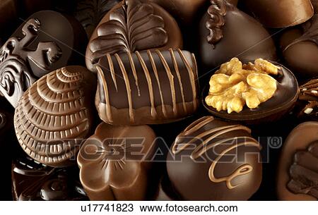 Stock Image - Belgian chocolates. Fotosearch