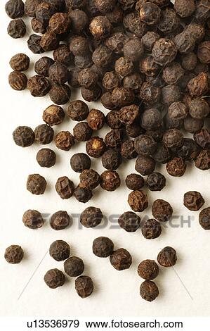 Stock Photo - Black peppercorns. Fotosearch