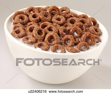 Bowl Of Chocolate Flavoured Cereal View Large Photo Image Stock Photograph - Bowl Of Chocolate Flavoured Cereal. Fotosearch
