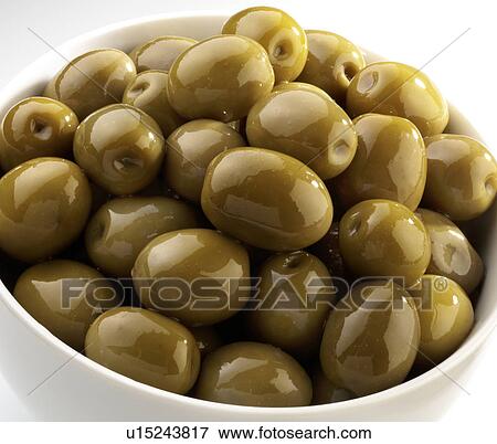 Bowl of olives View Large Photo Image Stock Photo - Bowl of olives. Fotosearch