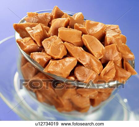 Stock Photo - Bowl Of Toffee - Non Exclusive. Fotosearch