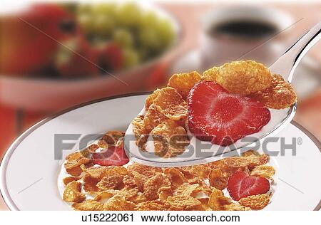 Cereal on spoon View Large Photo Image Stock Image - Cereal on spoon. Fotosearch