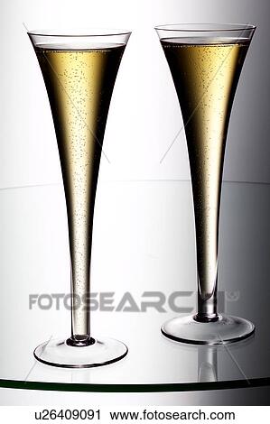 Champagne flutes View Large Photo Image Stock Image - Champagne flutes. Fotosearch