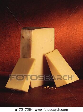 Picture - Cheddar cheese. Fotosearch