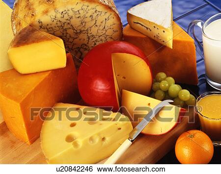 Stock Photograph - Cheese board. Fotosearch