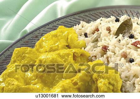 Stock Image - chicken korma. Fotosearch