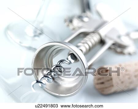 Corkscrew, wine opener View Large Photo Image Stock Image - Corkscrew, wine opener. Fotosearch