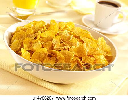 Cornflakes View Large Photo Image Stock Photo - Cornflakes. Fotosearch