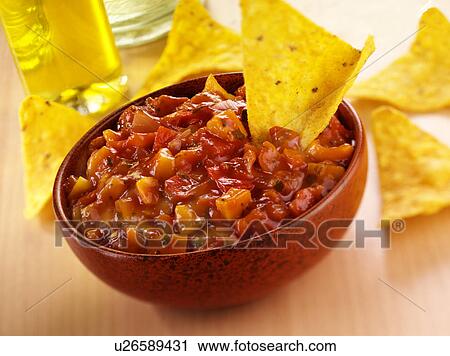 Stock Image - Dip And Chips - Non Exclusive. Fotosearch