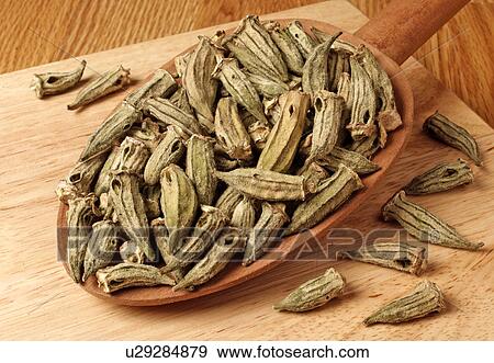 Stock Photo - Dried Okra. Fotosearch