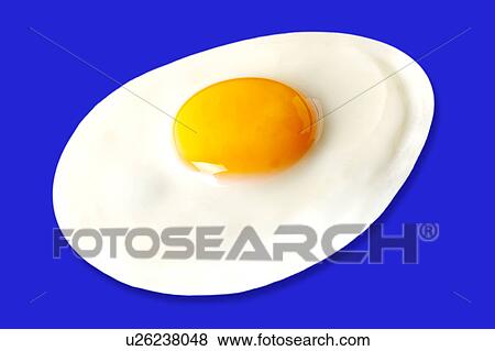 Egg on blue View Large Photo Image Stock Photo - Egg on blue. Fotosearch