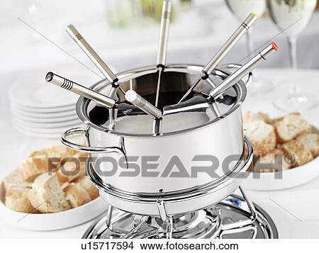 Fondue Set View Large Photo Image Picture - Fondue Set. Fotosearch