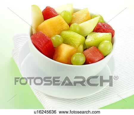 Fruit Salad In Bowl View Large Photo Image Stock Photograph - Fruit Salad In Bowl. Fotosearch
