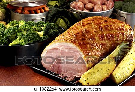 Picture - Gammon ham. Fotosearch