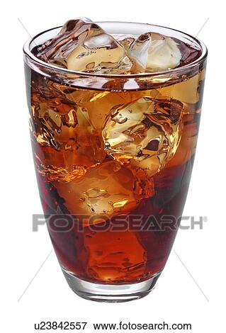 Stock Photo - Glass Of Cola Cut Out. Fotosearch