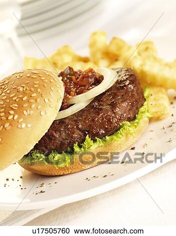 Hamburger - Non Exclusive View Large Photo Image Stock Image - Hamburger - Non Exclusive. Fotosearch