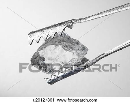 Ice cube, tongs View Large Photo Image Stock Image - Ice cube, tongs. Fotosearch