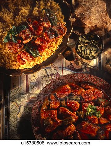 Stock Photograph - Indian Meal. Fotosearch