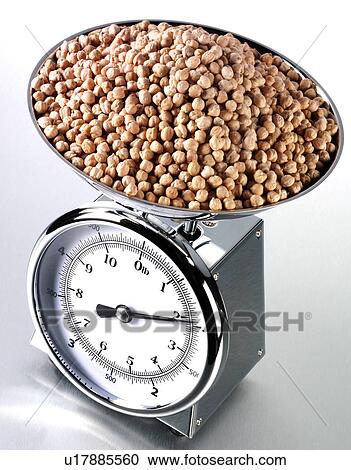 Kitchen Scales With Chick peas Garbanzo - Non Exclusive View Large Photo Image Stock Image - Kitchen Scales With Chick peas Garbanzo - Non Exclusive. Fotosearch