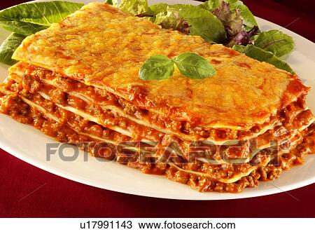 Stock Image - Lasagne bolognese. Fotosearch