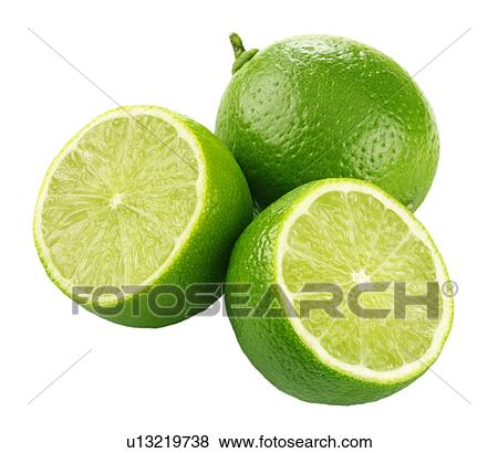 Stock Photo - Limes Cut Out. Fotosearch
