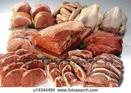 Picture - Meat selection. Fotosearch