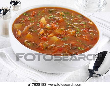 Minestrone Soup - Non Exclusive View Large Photo Image Stock Image - Minestrone Soup - Non Exclusive. Fotosearch