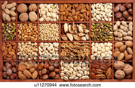 Nut Selection - Non Exclusive View Large Photo Image Picture - Nut Selection - Non Exclusive. Fotosearch