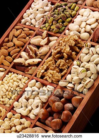 Stock Photograph - Nut Selection - Non Exclusive. Fotosearch