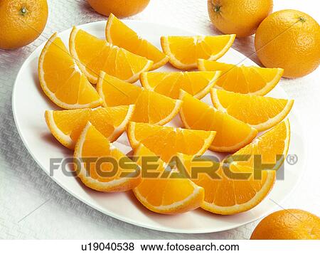 Stock Photo - Orange Segments - Non Exclusive. Fotosearch