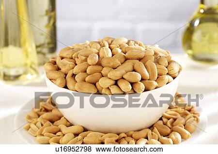 Stock Photo - Organic Salted Peanuts. Fotosearch