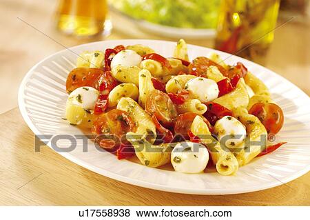 Pasta salad View Large Photo Image Stock Photo - Pasta salad. Fotosearch
