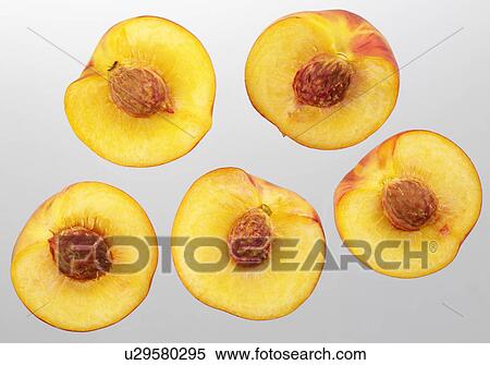 Peach Halves - Non Exclusive View Large Photo Image Stock Photography - Peach Halves - Non Exclusive. Fotosearch