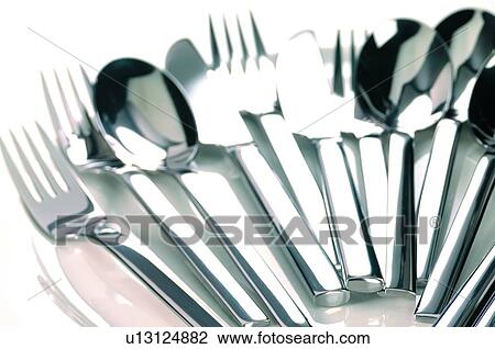 Polished cutlery View Large Photo Image Stock Image - Polished cutlery. Fotosearch