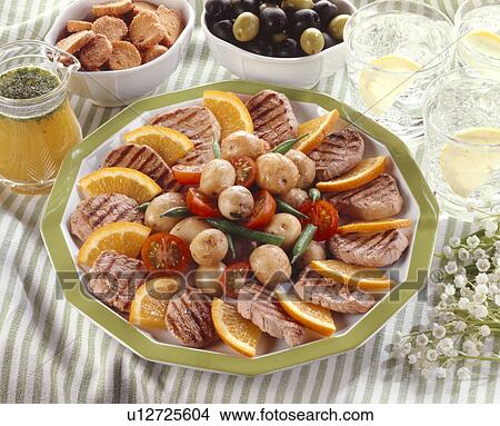 Picture - Pork With Orange - Non Exclusive. Fotosearch