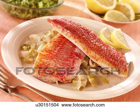 Red Mullet Fillets - Non Exclusive View Large Photo Image Picture - Red Mullet Fillets - Non Exclusive. Fotosearch