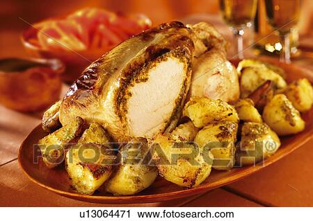 Roast chicken View Large Photo Image Stock Image - Roast chicken. Fotosearch