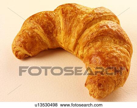 Stock Photo - Single Croissant - Non Exclusive. Fotosearch