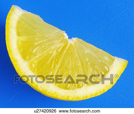 Stock Photograph - Slice of lemon. Fotosearch