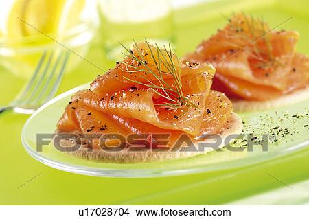 Smoked salmon View Large Photo Image Picture - Smoked salmon. Fotosearch