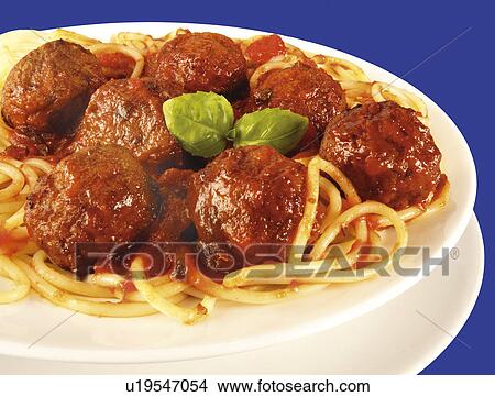 Spaghetti And Meatballs - Non Exclusive View Large Photo Image Picture - Spaghetti And Meatballs - Non Exclusive. Fotosearch