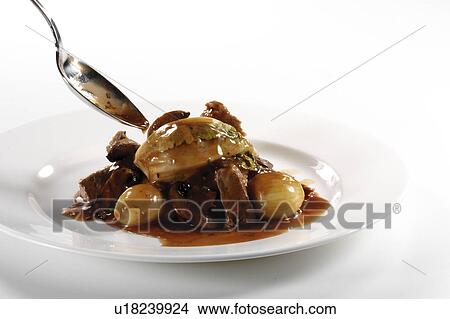 Picture - Turbot on a plate. Fotosearch