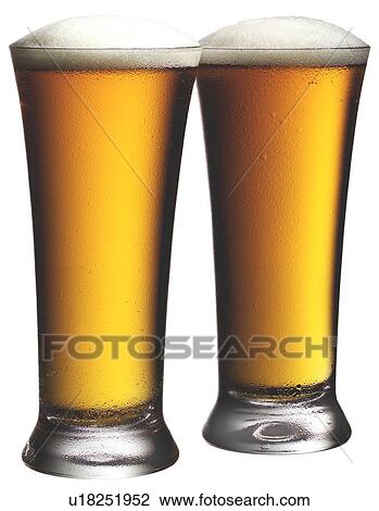 Stock Image - Two Beers - Non Exclusive. Fotosearch