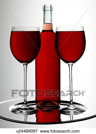 Two Glasses of Rose Blush Wine - Non Exclusive View Large Photo Image Stock Photo - Two Glasses of Rose Blush Wine - Non Exclusive. Fotosearch