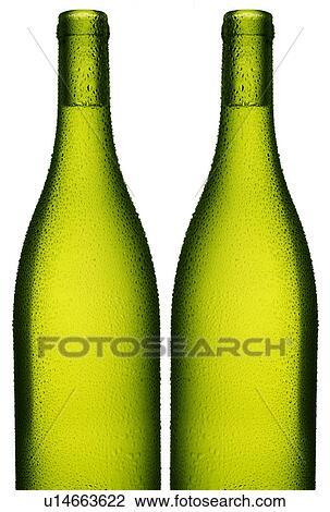 Two White Wine Bottles on White - Non Exclusive View Large Photo Image Stock Image - Two White Wine Bottles on White - Non Exclusive. Fotosearch