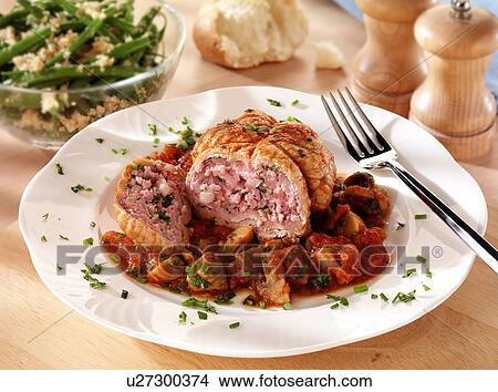 Picture - Veal Paupiettes - Non Exclusive. Fotosearch