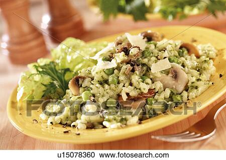 Vegetable and basil risotto View Large Photo Image Stock Image - Vegetable and basil risotto. Fotosearch