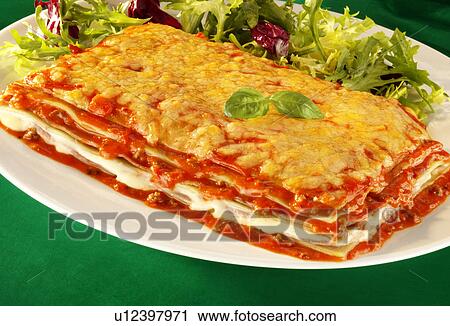 Stock Image - Vegetable Lasagne - Non Exclusive. Fotosearch